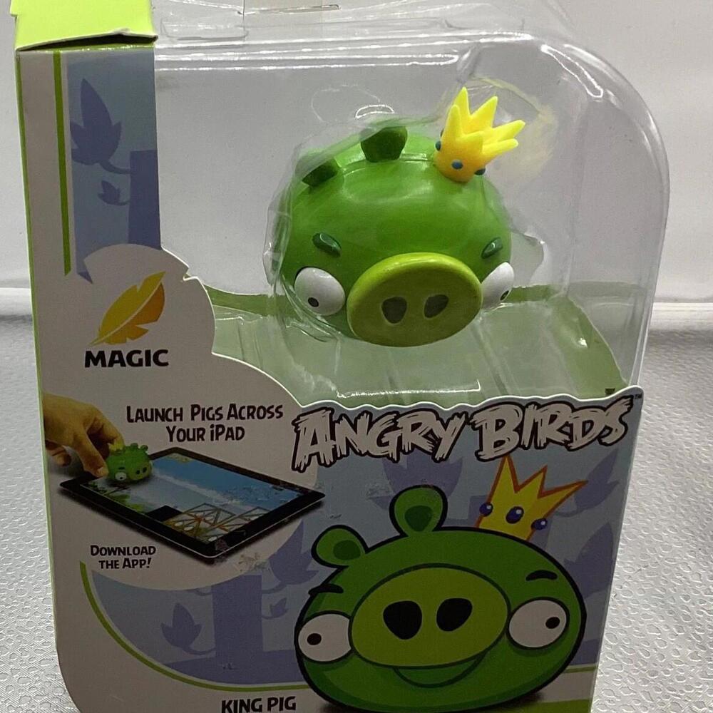 Angry Birds Interactive Toy Magic King Pig Apptivity Figure Mattel 2012 New  T20